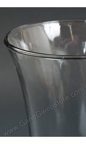 7.5" X 11.5" RIVIERA GLASS VASE CLEAR