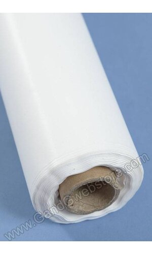 40" X 100' PLASTIC TABLE COVER WHITE