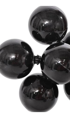 40MM VP Shiny Stem Ball X6 Black