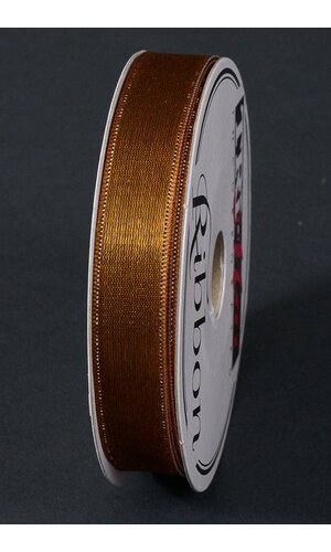 5/8" X 20YDS WIRED AVALON RIBBON GOLDEN BROWN