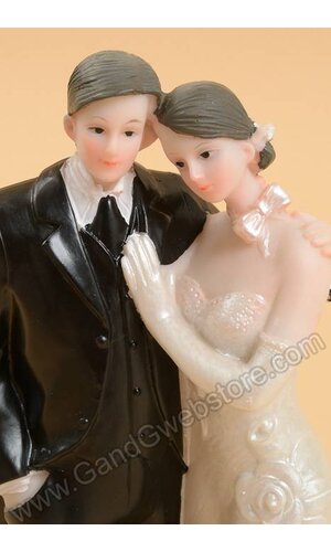 8" WEDDING COUPLE TAN
