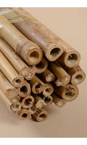 8FT X 1" BAMBOO POLE NATURAL PKG/5