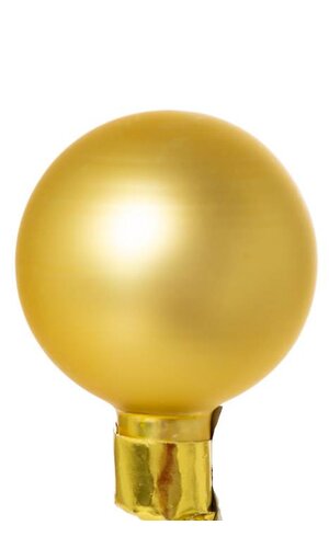 40MM MATTE GLASS BALL GOLD PKG/48