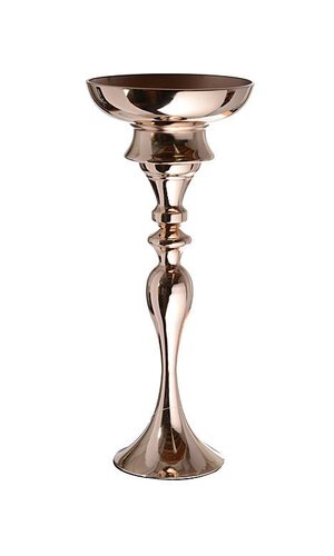 23.25" METAL BOUQUET STAND GOLD
