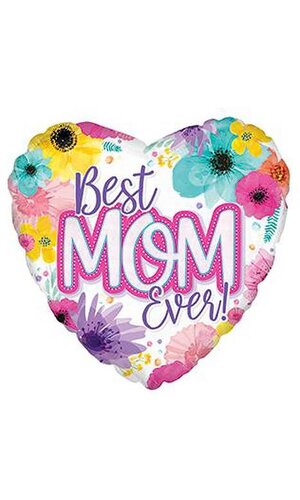 17" BEST MOM EVER (PKG/10)