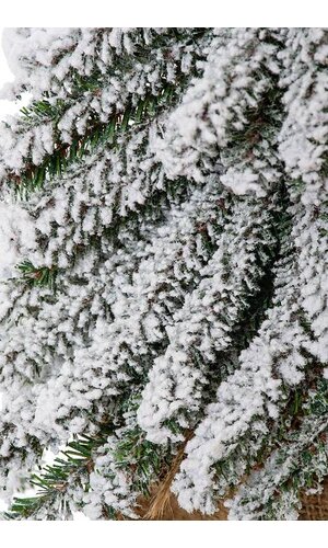 19"x 10" SNOW MINI PINE TREE (WD/STD)