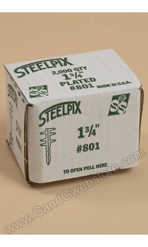 1-3/4" STEEL PLATED PICK BOX/2000