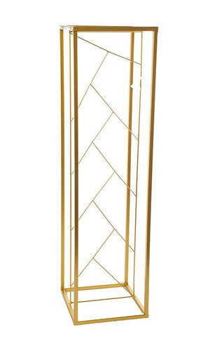 40" SQUARE METAL STAND GOLD