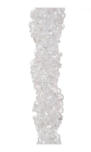 12" ICICLE ORNAMENT CLEAR WATER