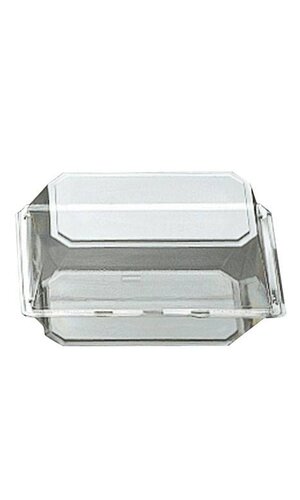 9" X 6" X 5" EXTRA LARGE CORSAGE BOX CLEAR PKG/12