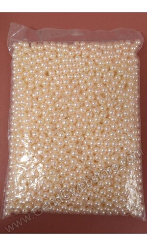 8MM ABS PEARL BEADS CHAMPAGNE PKG(500g)