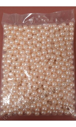 12MM ABS PEARL BEADS CHAMPAGNE PKG(500g)