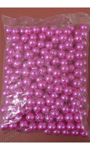 16MM ABS PEARL BEADS HOT PINK PKG(500g)