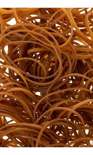 60MM x 3MM RUBBER BAND BROWN