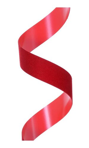 7/8" X 25YDS VEL-PRUF RIBBON HOLIDAY RED