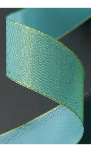 1.5" X 20YDS WIRED AVALON RIBBON TURQUOISE