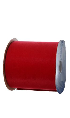 6" X 25YDS VEL-PRUF RIBBON HOLIDAY RED