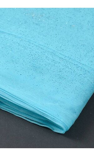 60" X 10YDS SPARKLE TULLE TURQUOISE