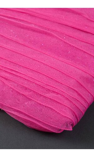60" X 10YDS SPARKLE TULLE HOT PINK