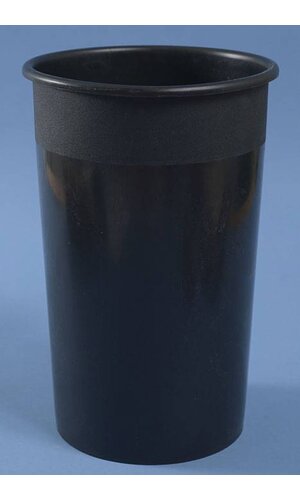 8.5" X 13" ROUND PLASTIC COOLER BUCKET BLACK