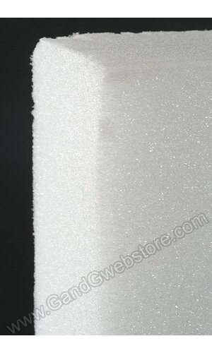 6 X 12 X 36 Styrofoam Sheet White 