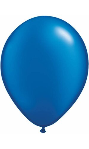 5" ROUND LATEX BALLOON PEARL SAPPHIRE BLUE PKG/100