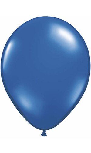 9" ROUND JEWEL LATEX BALLOON SAPPHIRE BLUE PKG/100