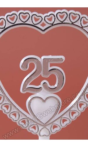 "25" YEAR HEART STICK PKG/12