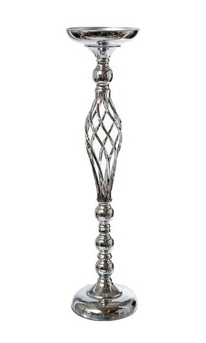 25" METAL BOUQUET STAND SILVER