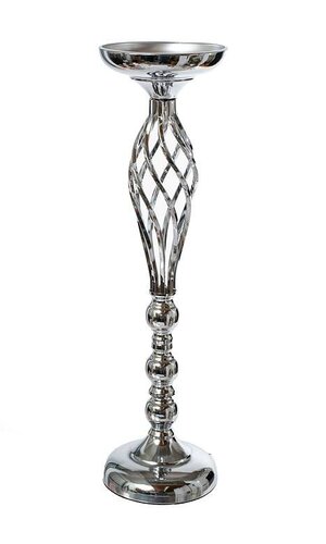 22.5" METAL BOUQUET STAND SILVER
