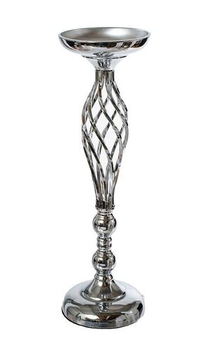 20" METAL BOUQUET STAND SILVER