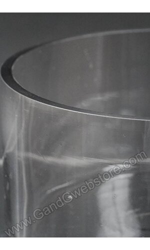 6" X 3" GLASS CYLINDER VASE CLEAR