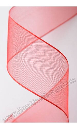 1.5" X 25YDS ENCORE WIRED RIBBON RED