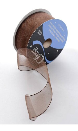 1.5" X 25YDS ENCORE WIRED RIBBON CHOCOLATE