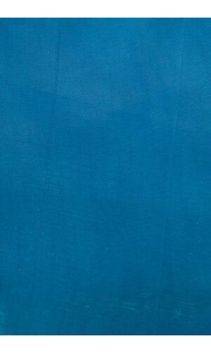 80" X 80" SQUARE ORGANZA TABLE COVER W/RUFFLE EDGE TURQUOISE