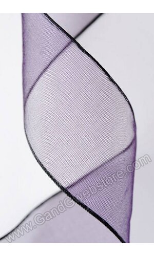 1.5" X 25YDS ENCORE WIRED RIBBON AUBERGINE