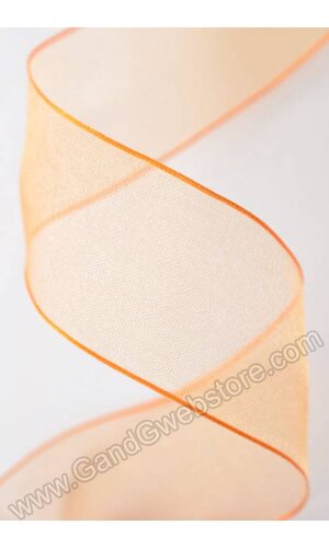 1.5" X 25YDS WIRED ENCORE RIBBON BURNT SIENNA
