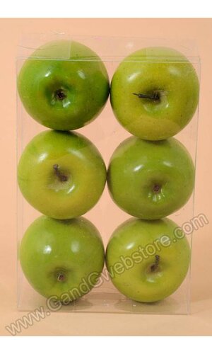 3" WEIGHTED APPLE GREEN PKG/6