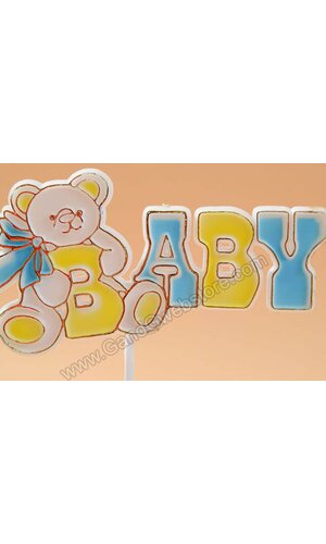 11" BABY SIGN BLUE/YELLOW PKG/12