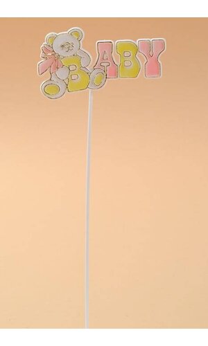 11" BABY SIGN PINK/YELLOW PKG/12