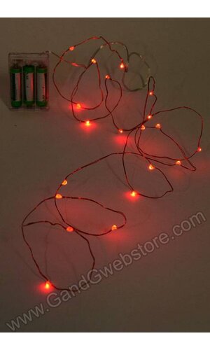 6FT 20-HEAD LED LIGHT WATER RESISTANT RED