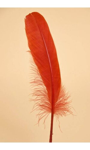 6"- 8" GOOSE FEATHER RED PKG/50