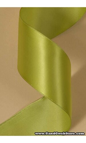 1-1/2" X 25YDS WIRED CONTESSA RIBBON SPRING GREEN