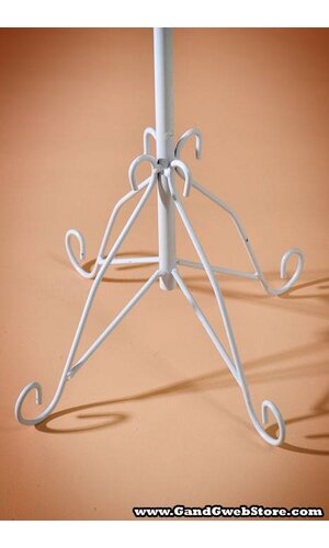 33" - 55.5" ADJUSTABLE BOUQUET STAND WHITE