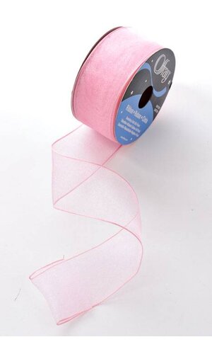 1.5" X 25YDS ENCORE WIRED RIBBON LIGHT PINK