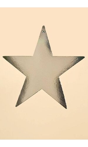 5" FOIL STARS SILVER PKG/12