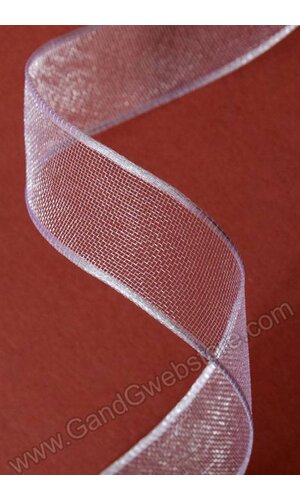 5/8" X 25YDS ENCORE WIRED RIBBON WHITE
