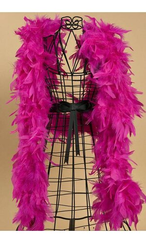 72" FEATHER BOAS (60GM) HOT PINK
