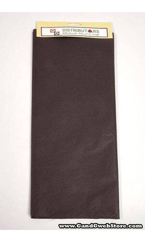20" X 30" TISSUE PAPER BLACK