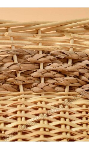 17"/19.5"/22" OVAL WILLOW BASKETS NATURAL SET/3